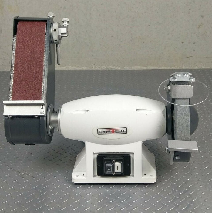 BENCH GRINDER LINISHER INDUSTRIAL 250mm 10″ 600Watt. 2HP Belt Sander 2850 rpm.
