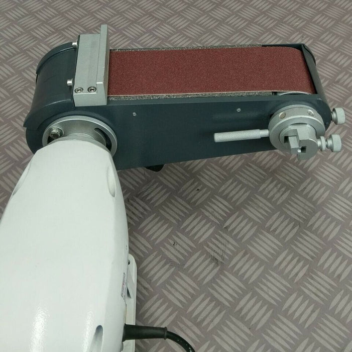 BENCH GRINDER LINISHER INDUSTRIAL 250mm 10″ 600Watt. 2HP Belt Sander 2850 rpm.