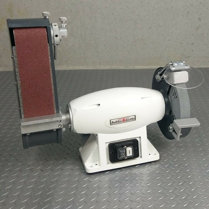 BENCH GRINDER LINISHER INDUSTRIAL 250mm 10″ 600Watt. 2HP Belt Sander 2850 rpm.