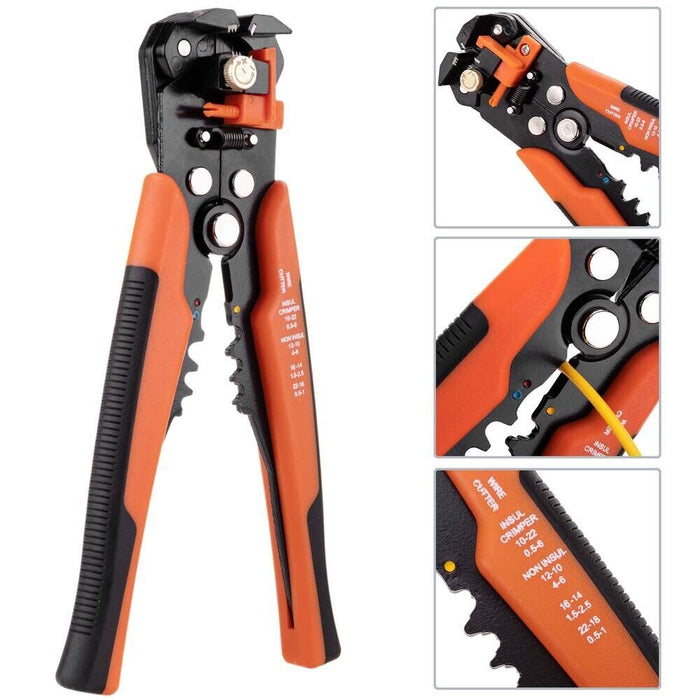 HARDEN Automatic Wire Cutter Stripper Pliers Electrical Cable Crimper Terminal