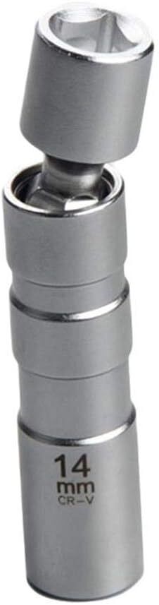 14MM & 16MM 21MM Thin Wall Magnetic Swivel Spark Plug Socket - 3/8-Inch Drive - FISHER DISCOUNT