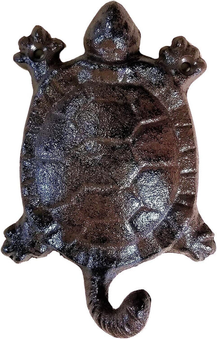 Turtle Wall Hook Cast Iron Towel Key Coat Hanger Nautical Beach Rustic Decor