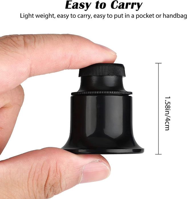 4PCS Loupe Eyeglass Magnifiers Set 5X 10X 15X 20X Watch Repair Loupe AU STOCK