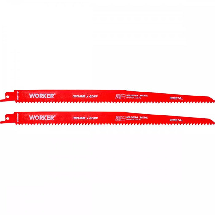 2pcs 300mm HSS Reciprocating Saw Blades 5TPI Wood Timber Pruning Tool