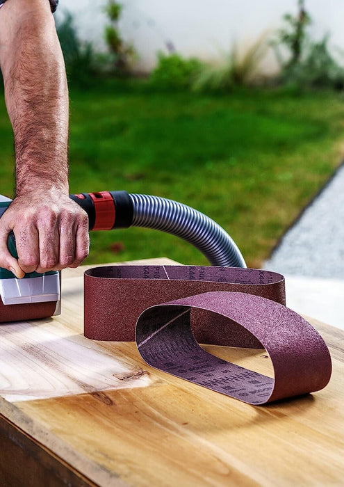 8X100x610mm Sanding Belt 60 80 100 120 Mixed Grit Abrasive Grinding Sander Sheet