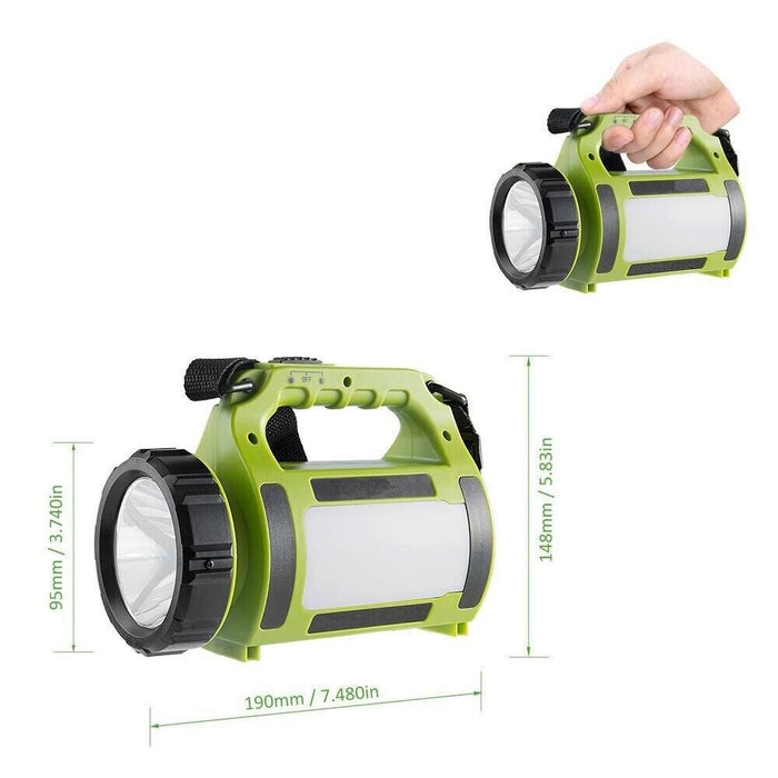 Hard Unit Spot Light & Lantern 1000LM USB Charge Spotlight LEDHPS10