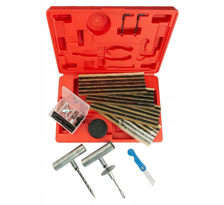 HARD UNIT 60pcs Tyre Puncture Repair Kit Heavy Duty 4WD Offroad Plugs Tubeless