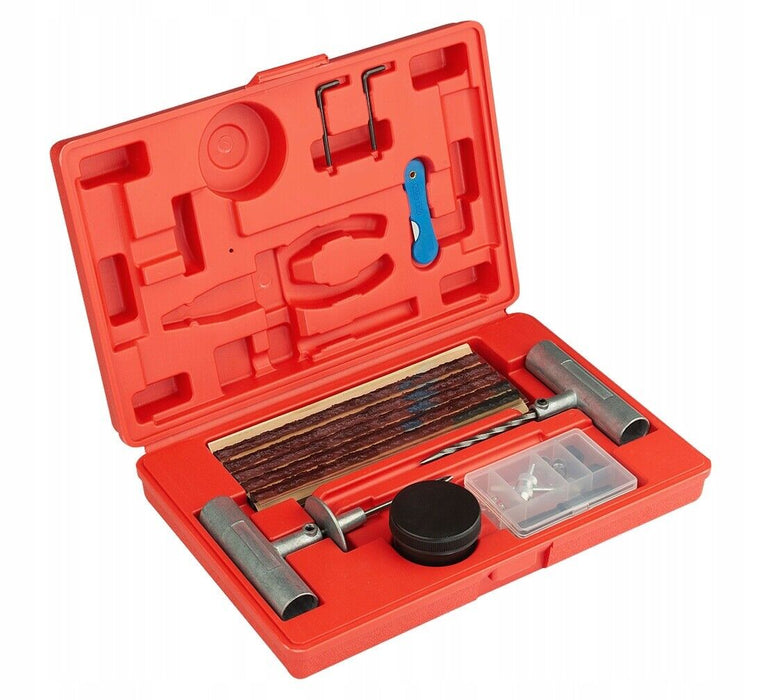 HARD UNIT 60pcs Tyre Puncture Repair Kit Heavy Duty 4WD Offroad Plugs Tubeless