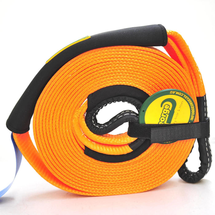 HARD UNIT 80mm x 9M 10000KG Heavy Duty 4WD Snatch Strap Tow Strap Recovery