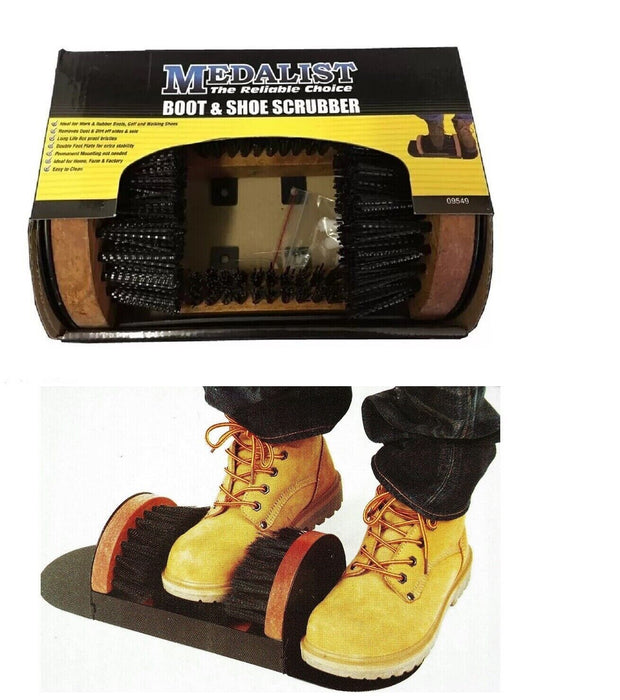 Medalist Heavy Duty Boot Scrubber shoes Cleaning Brush  9549
