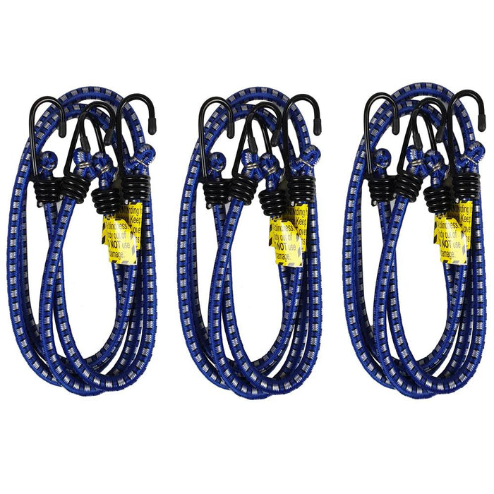 Monkey Grip 6 Pack Assorted Bungee Cords / Octopus Straps Occy Straps 18/24/36" - FISHER DISCOUNT