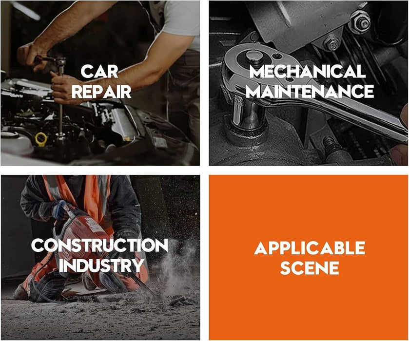 PK Tools Quick Release Socket Drill Adaptor 70mm 3pc 1/4", 3/8" 1/2" Made TAIWAN