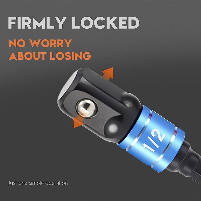 PK Tools Quick Release Socket Drill Adaptor 70mm 3pc 1/4", 3/8" 1/2" Made TAIWAN