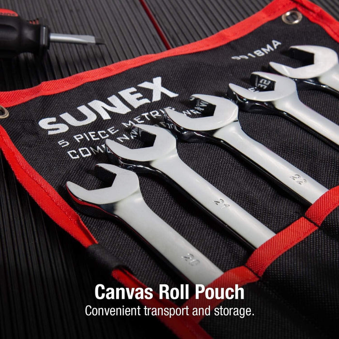 PRO  6PC Extra Large Combination Spanner Set Size 34mm 36mm 38mm 41mm 46mm 50mm