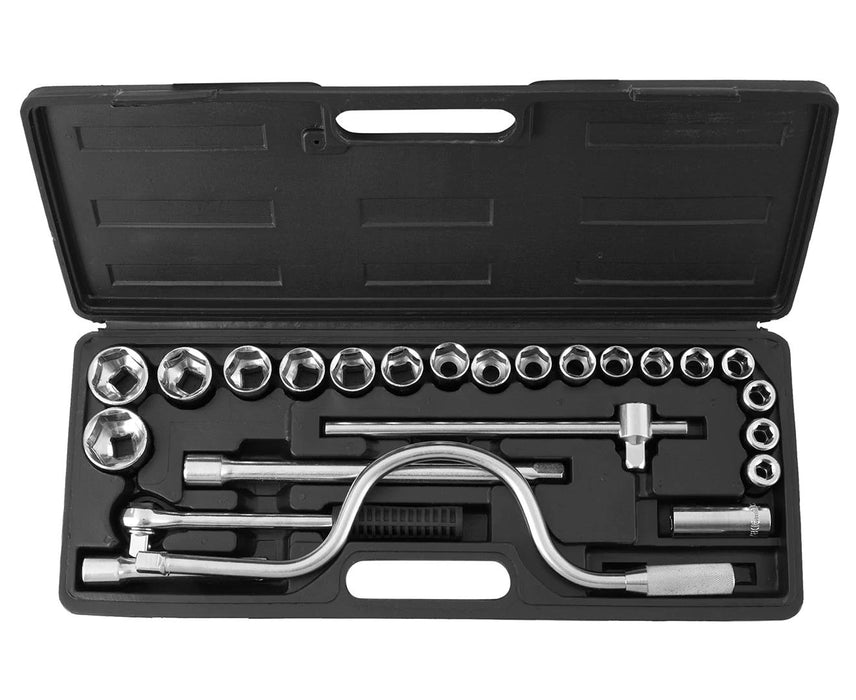 Force pro 1/2" Drive Metric Home/Garage Tool Ratchet Socket Set With Case AU