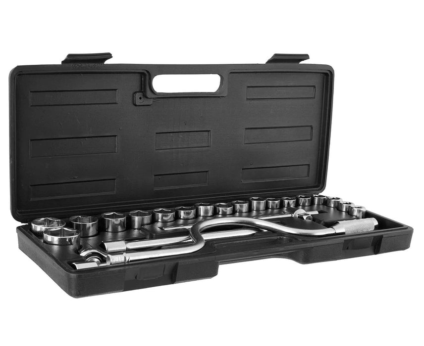 Force pro 1/2" Drive Metric Home/Garage Tool Ratchet Socket Set With Case AU