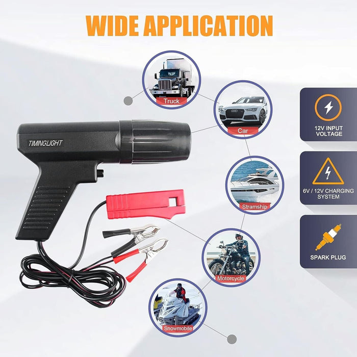 Force pro  Timing Light Strong Flash  Inductive Xenon All 12V Petrol Engines