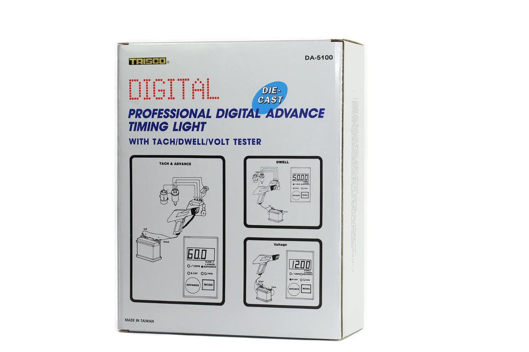 Force pro Timing Light - DA-5100 Digital Advance With Tach & Dwell & Volt Tester