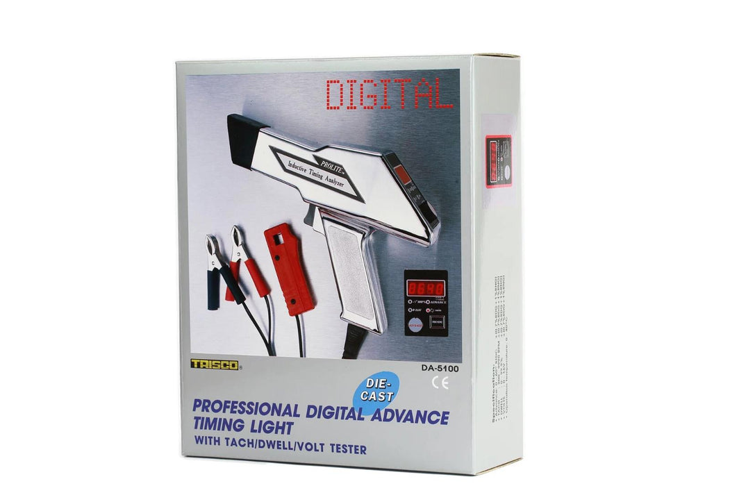 Force pro Timing Light - DA-5100 Digital Advance With Tach & Dwell & Volt Tester