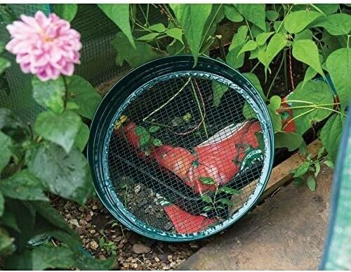 Garden Metal Sieve Composy Soil Sand Green Stone Mesh Soil Sieve Gravel 3 SIZE - FISHER DISCOUNT