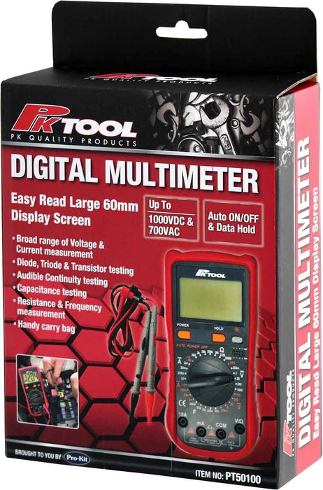 Force pro Digital Multimeter Tester Smart Touch Screen Rechargeable Auto-range