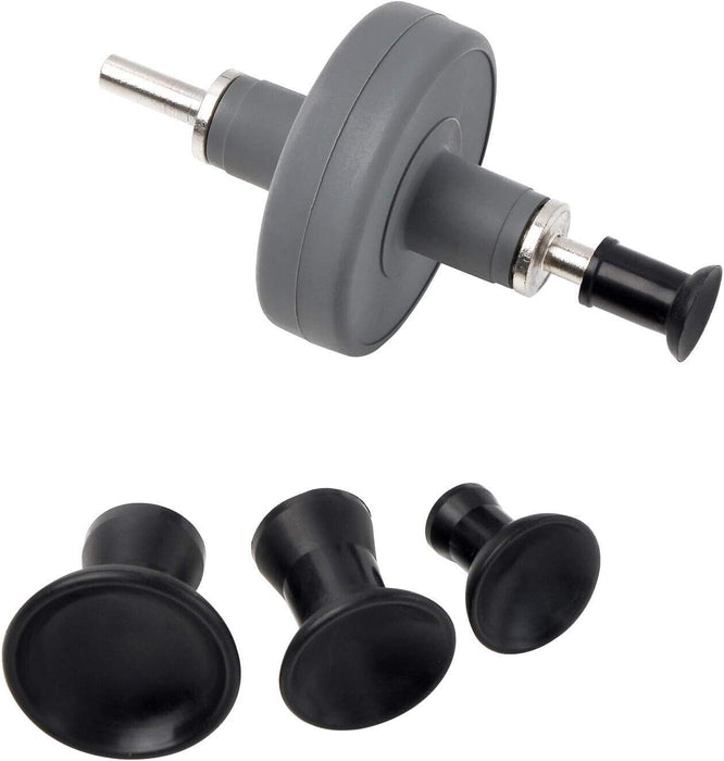 Force pro Shank Valve Lapping Tool Attachment + 4 Suction Plates 20 30 35 40mm
