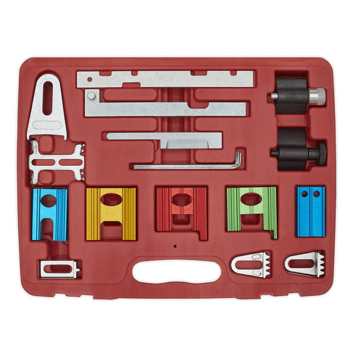 PRO 19pc Engine Timing Locking Tool Kit Set Camshaft Crankshaft and Flywheel - FISHER DISCOUNT