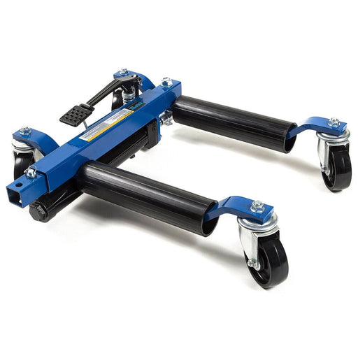 1PC 3000lbs Hydraulic Vehicle Positioning Jack SET -12" Wheel Dolly Car Go Jacks - FISHER DISCOUNT