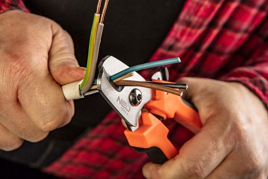 Force pro  190mm 7-1/2 Inch Cable Scissors - Cuts Soft Wires up to 38mm2