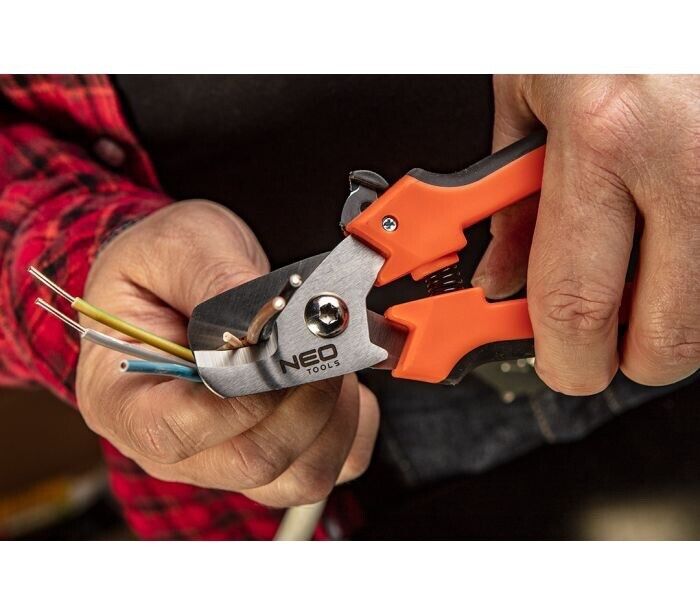 Force pro  190mm 7-1/2 Inch Cable Scissors - Cuts Soft Wires up to 38mm2