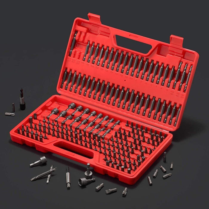 Force pro 208pc Master Multi-Length Screwdriver Bits & Nut Driver Kit