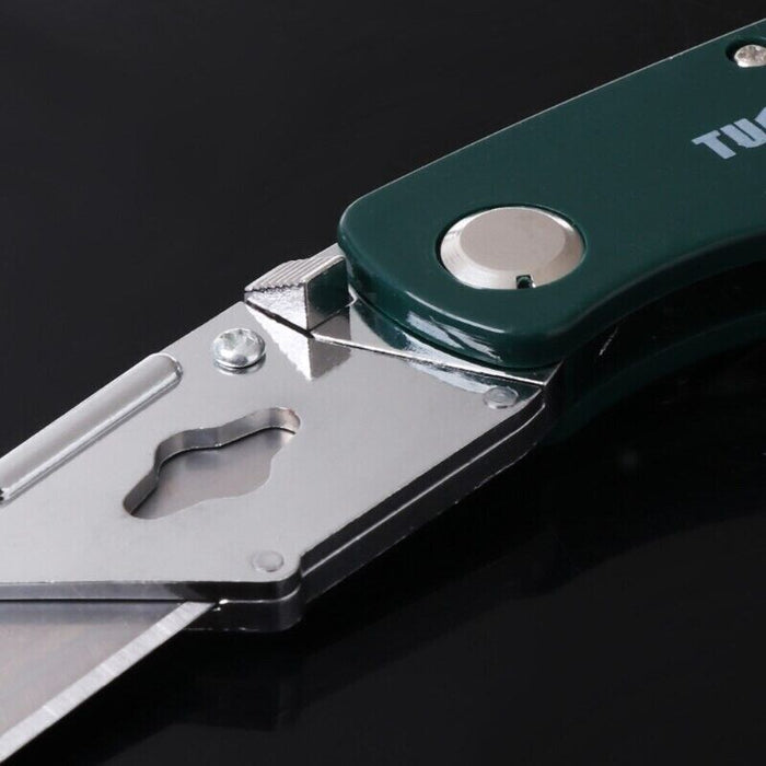 FC Folding Pocket Utility Knife Heavy Duty Box Cutter Quick Change 6PC SK5 Blade