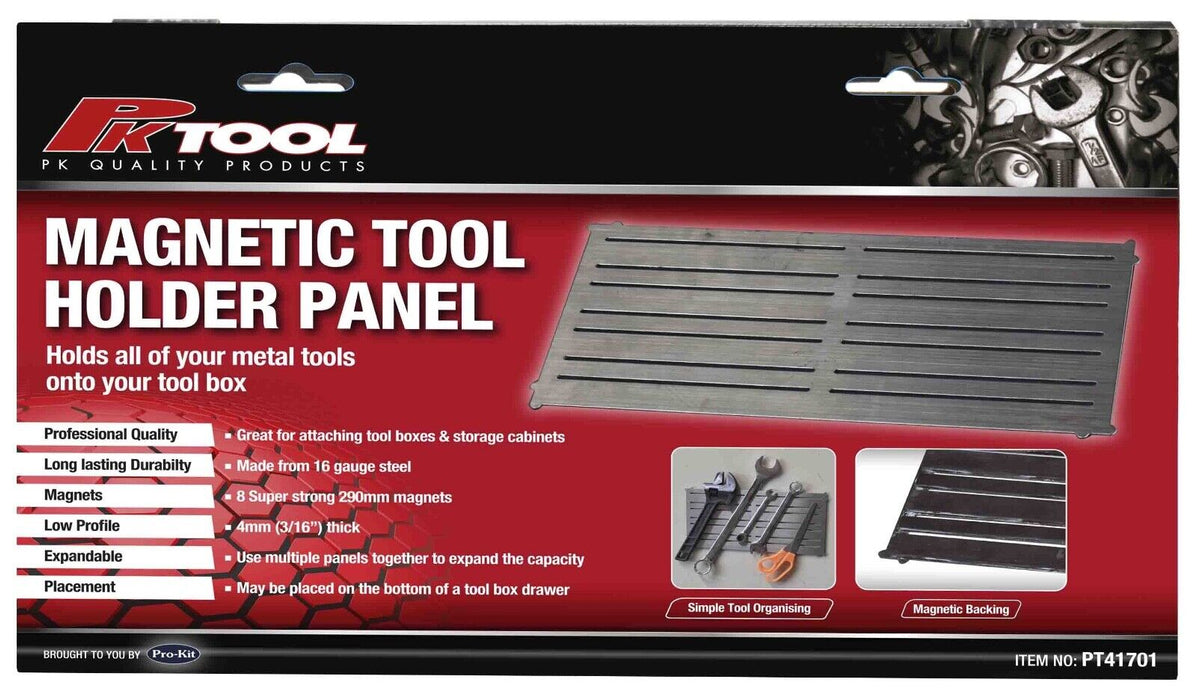 300X150MM Magnetic Tool Holder Panel - 4mm Thick Holds Metal Tools onto the Box