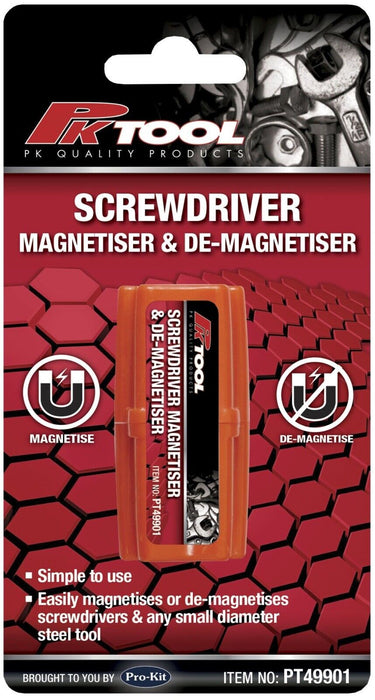 Force pro Screwdriver Magnetiser & De-Magnetiser - Positive & Negative