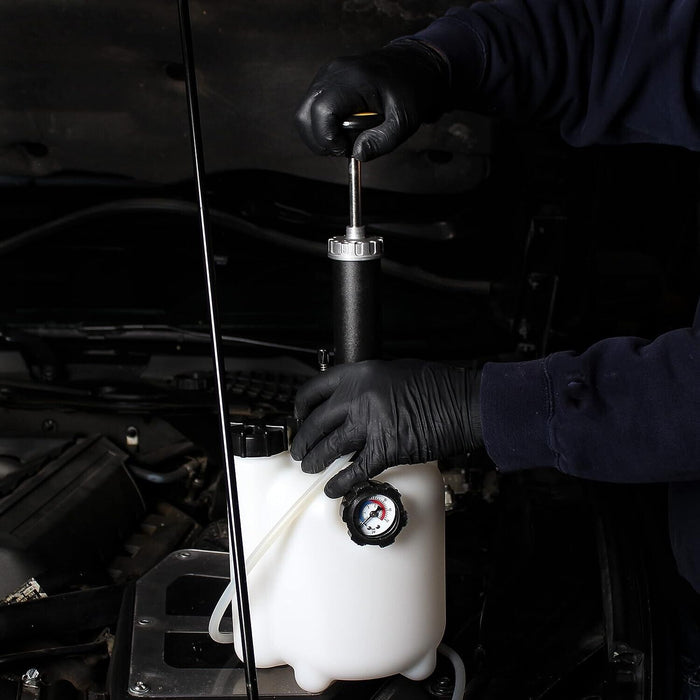 3L Manual Pressure Brake Clutch Bleeding System Tool hand pump Fluid Bleeder Kit