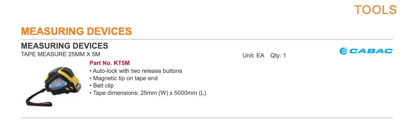5Mx25mm TAPE MEASURE SELF Auto-lock MEASURING Release Buttons Magnetic TIP