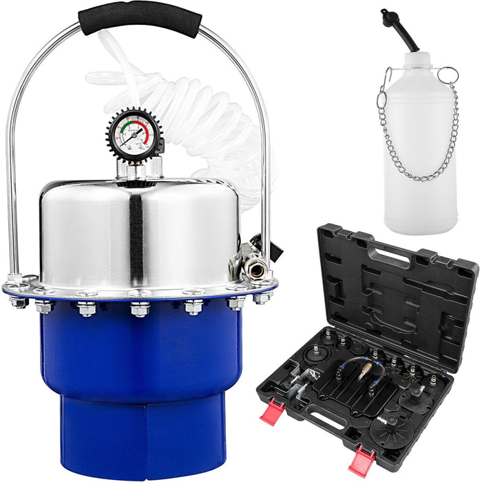 Portable Pneumatic Air Pressure Brake Kit and Clutch Bleeder Valve System Kit