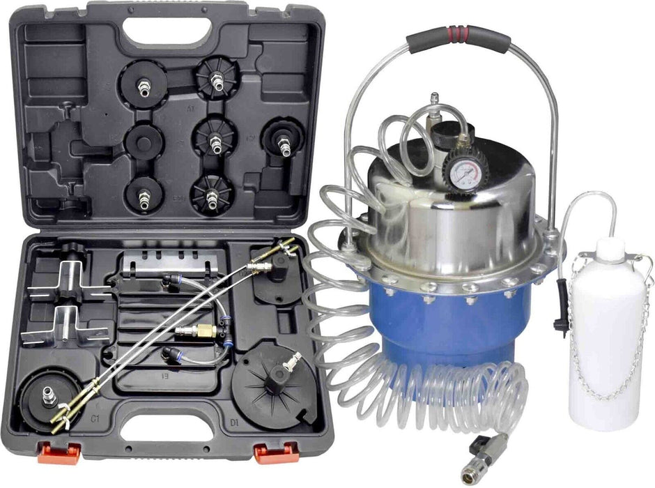 Portable Pneumatic Air Pressure Brake Kit and Clutch Bleeder Valve System Kit