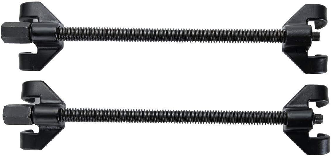 Force pro 12PC Coil Spring Compressor Kit Twin & Single Claw 300Mm Screw