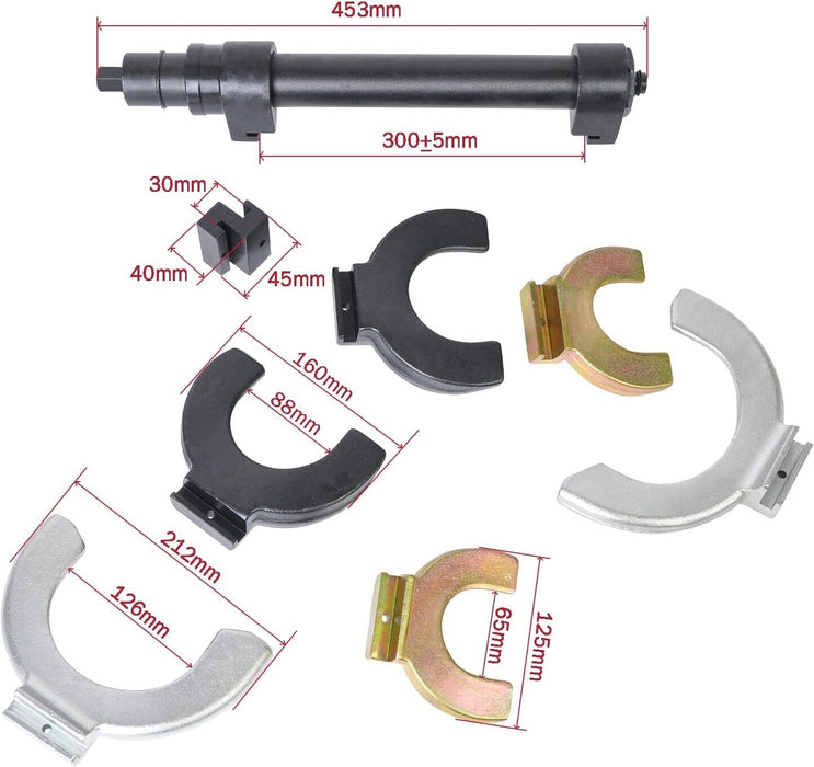 PRO  Macpherson Strut Coil Spring Compressor Dumper Extractor Yolk Protector