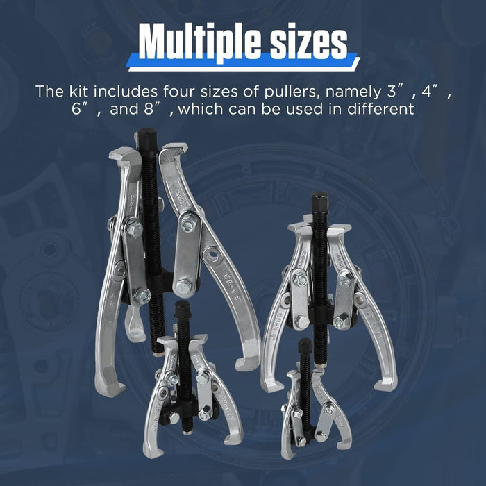 Gear / Hub Puller Bearing Separator Internal External 2 And 3 Legged 3" 4" 6" 8"