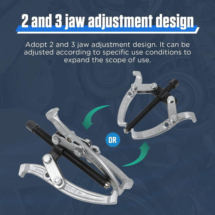 Gear / Hub Puller Bearing Separator Internal External 2 And 3 Legged 3" 4" 6" 8"