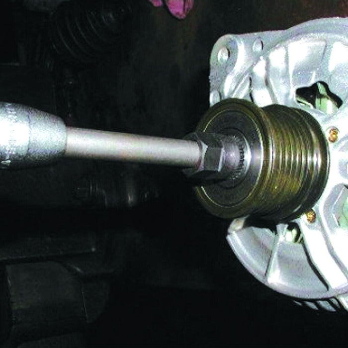 23pc Alternator Freewheel Pulley Removal Socket Bit Set Garage Service Tool Kit