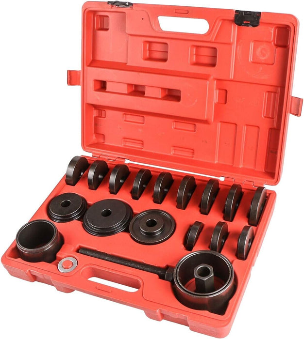 PK TOOLS 23 PCs Front Wheel Drive Bearing Removal Adapter Puller Pulley Tool Kit - FISHER DISCOUNT