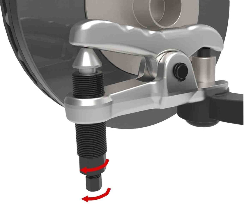 PK Tool Hydraulic 56mm Jaw Ball Joint & Tie Rod Separator SCM440 Tough Steel