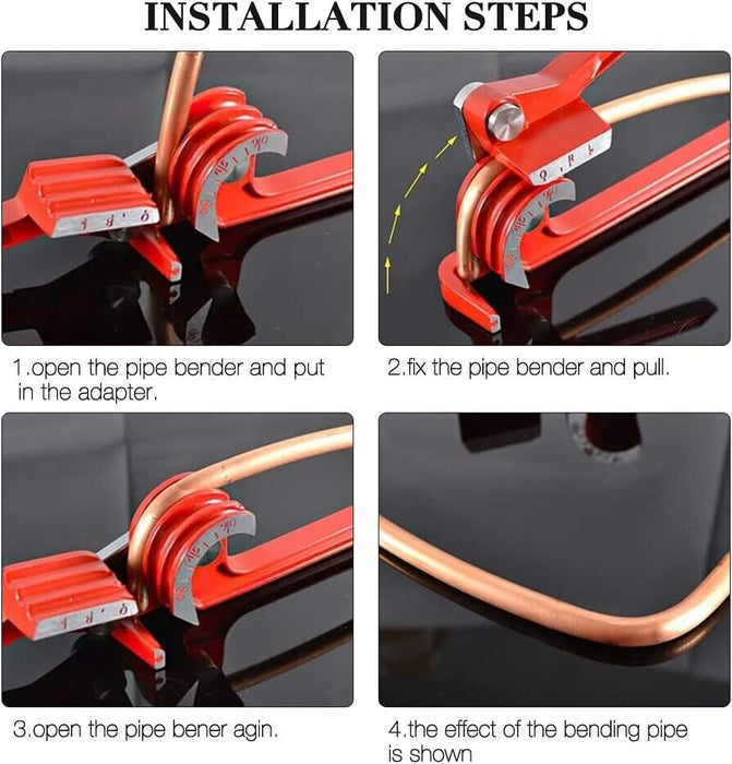 Force Pro 3in1 180° Tube Bender Spring Bender Plumbing A/C Aluminium Copper Pipe