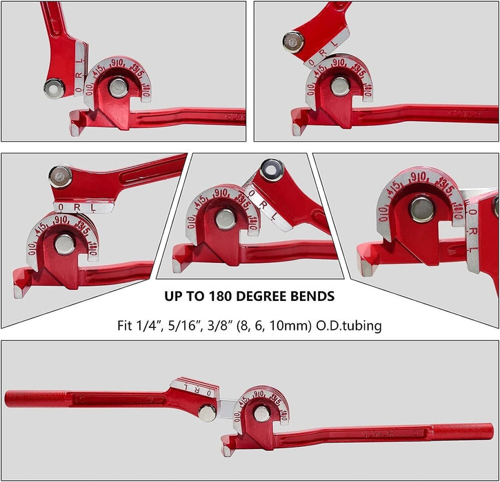 Force Pro 3in1 180° Tube Bender Spring Bender Plumbing A/C Aluminium Copper Pipe