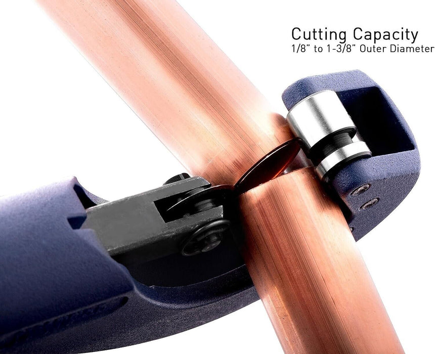 PK Tool Telescopic Tube Cutter - Cuts 3-35mm OD Copper Aluminium & Brass Pipes