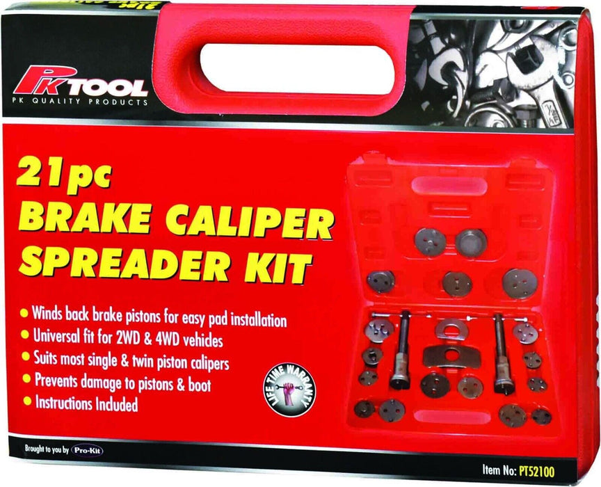 22pcs Disc Brake Wind Back Tool Kit to Rewind Car Truck Auto Caliper Piston