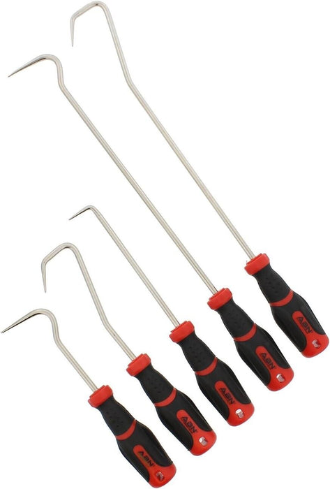 5Pc Pick And Hook Set Oil Seal O-Ring Puller Extractors Seal Gasket Remove Tool